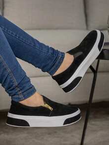 GuGi Women Casual Shoes - 黑色 - 查看 14