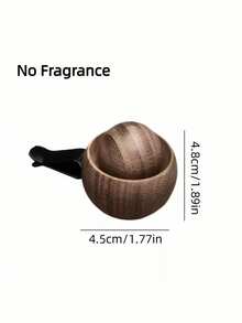 1 Set Handmade Car Diffuser Wooden Beads, Natural Black Walnut Color Car Fragrance Diffuser, Suitable For Car Air Vent, Car Fragrance Essential Oil Diffuser, No Fragrance Included - Multicolor - View 10