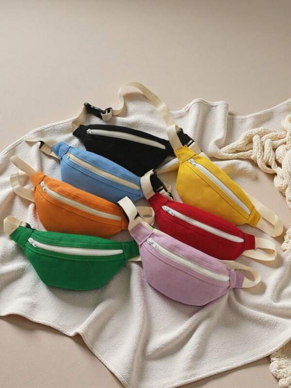 Children Waist Bag, New Simple And Versatile Chest Bag For Boys And Girls' Casual And Sports Use, Summer