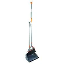 Quick 'n Easy Upright Broom And Dustpan Set In Gray/Orange For Efficient Home Cleaning Lightweight Design With Ergonomic Handle And NonSlip Grip Ideal For Daily Use On Hard Floors And Carpets - QuickNEasy直立掃帚和簸箕套裝灰色橙色 - 查看 4
