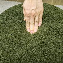 HOMCOM Round Plush Stool, Up To 120kg, Φ40x45H, Green. On Site - 1 - View 2