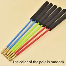 3轴承陀螺式中国悠悠球套装，带破坏者杆和网袋 - 易于发射/更快稳定，经久耐用（透明）