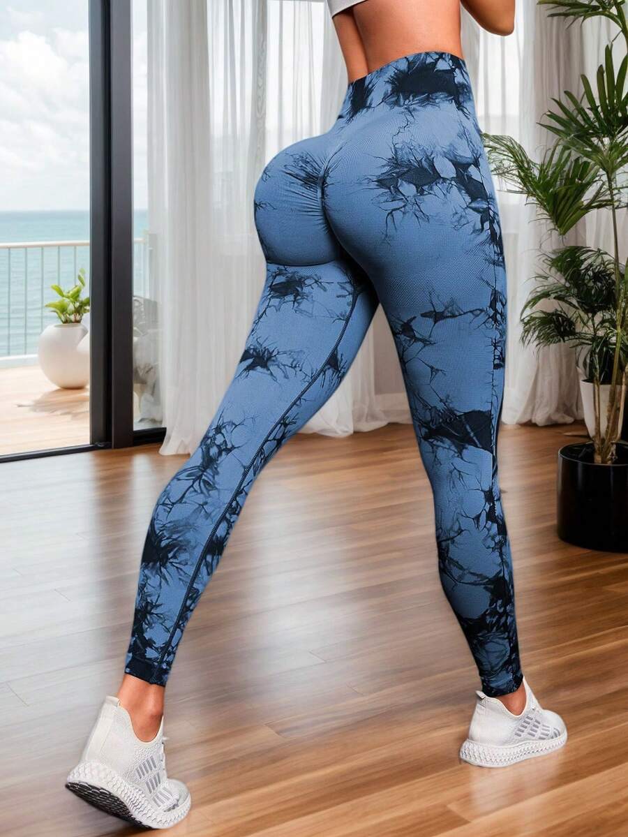 Women Leggings - Blue - View 1