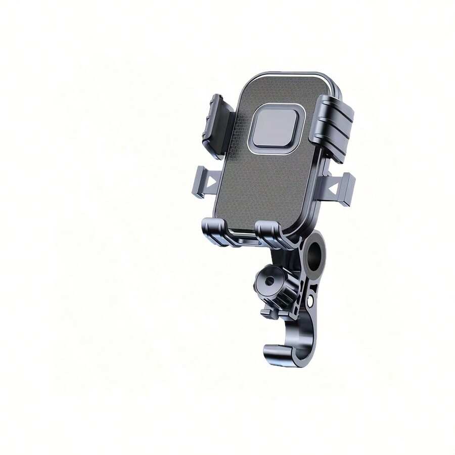 Electric Bicycle Frame Navigation Stand, Motorcycle Riding Shockproof, Bicycle, Electric Bike, Food Delivery Navigation, Mobile Phone Stand - Black - View 1