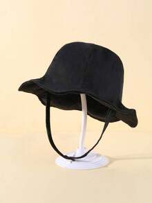 1顶可调节女童遮阳帽，宽檐沙滩帽，适合幼儿，夏季 - 彩色 - 查看 8