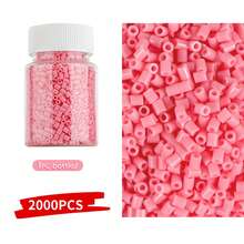 2000 piezas - Juego de cuentas de fusión de 2.6mm, ideal para principiantes y aficionados de las artes y manualidades, joyería de cuentas creativa, material duradero, suministros de cuentas, diseñadores creativos, regalo perfecto para Halloween, Navidad, días festivos