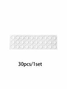 自粘式门挡橡胶减震器透明橡胶门挡缓冲垫防震家具垫缓冲保护垫静音门挡适用于冰箱橱柜办公室家用门橡胶缓冲垫减震柜垫家居装修安全配件 - 彩色 - 查看 16