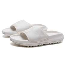 Under Armour U Summit FT Sway Slippers/Sandals, Unisex Indoor Casual Slides 3026033-102 - Off White - View 3