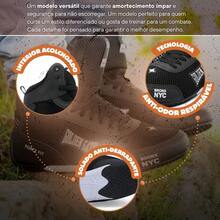 Golden Gate Force Fit High-Top Training Sneakers For Boxing, Fighting, And Gym - Sizes 34 To 44 - 米色 - 查看 2