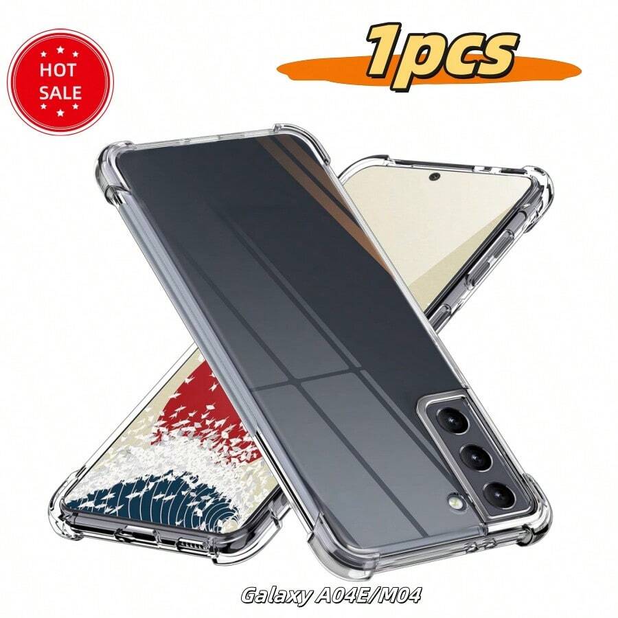 1个透明防震气囊手机壳，兼容三星Galaxy A14/Galaxy A13 5G/Galaxy A11/Galaxy A10/Galaxy A06/Galaxy A05S/Galaxy A04S/Galaxy A04/Galaxy A02s/Galaxy M40及其他智能手机型号 - 無色 - 查看 1