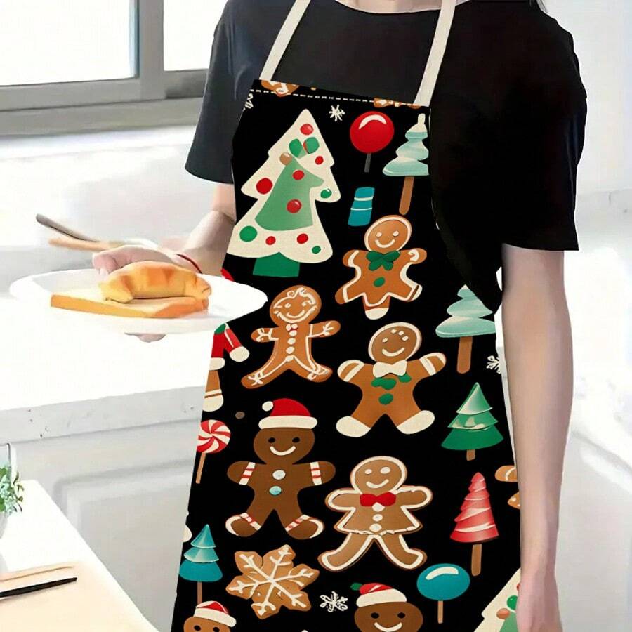 Hot Selling Linen Holiday Cooking Apron, Women's Apron, Funny Apron, Women's Novelty Apron, Men's Apron, Christmas Apron For Women, Novelty Apron, Women's Apron, Women's Christmas Apron, Teacher Apron, Holiday Cooking, Women's Apron, Funny Apron, Women's Novelty Apron, Men's Apron, Christmas Apron For Women, Novelty Apron, Women's Apron, Women's Christmas Apron, Teacher Apron Linen Apron - Multicolor - View 1
