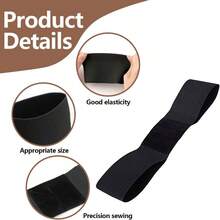 Swing Training Aid Arm Band, Portable Arm Band Correction Trainer, Easy Correct Swing Trainer Aid Grip Secret, Practice Beginners, Men, Women, - 1 chiếc màu đen - Xem 2