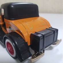 Miniature Retro Vintage Iron Car, 1:32 Scale, Collection - Orange - View 9