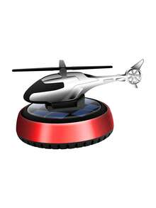 1pc Solar Powered Car Air Freshener, Helicopter Shaped, Rotates To Absorb Solar Energy And Release Fragrance. Pleasant Scent, Air Purifying, Great Travel Companion. - Multicolor - View 15
