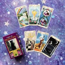 Tarot Of Pagan Cats Oracle Cards Game - Mystical Cat-Themed Divination Cards With Vibrant Artwork, English Language, Family Gatherings, Parties & Holiday Entertainment, Party Game Cards, Mystical Design, Detailed Illustrati - Purple - View 5