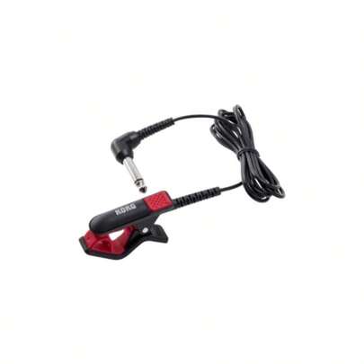 Korg CM300BKRD Improved Design Contact Microphone For ClipType Tuners Black Red