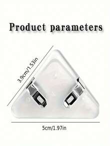 5 Stücke multifunktionales Büro Dreieck Bücherregal - rutschfester Kunststoff Aktenhalter, strapazierfähiges Kunststoffmaterial geeignet für Schreibtisch oder Regalaufbewahrung