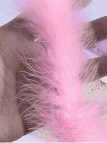 Feathers Boa, Diy Party Dress Up Costume Accessories, Colorful Feather Boas, Scarf Decoration, Suitable For Birthday Party, Halloween, Christmas, Horse Racing, Tea Party, New Year's Eve, Concert And Home Decor, Dance Wedding, Stage Performance, Carnival Costume And Accessories, Party Supplies - Multicolor - View 5