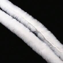 Fita De Tecido Branca De 3Cm/5Cm, Tiras Artificiais Fofas, Renda De Coelho, Artesanato, Costura, Enfeites Peludos Para Chapéus, Sapatos, Roupas De Festa, Decoração De Árvore De Natal.