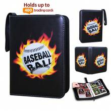 High Quality 4-Pocket Zipper Card Binder, 400-Card Transaction Card Binder, Portable PU Card Collecting Binder, Collection Card Album Folder, Suitable For Cards, MTG, TCG, Sports Cards, Gaming Cards - Multicolor - View 13
