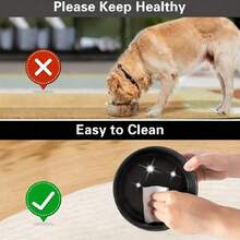Dual Layer Ceramic Pet Food Bowl, Anti-Slip Design, Suitable For Cats And Dogs - Prevents Food Spillage And Sliding, Easy To Clean And Durable - Multicolor - View 11