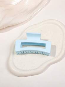 1pc/4pcs Macaroon Cream Matte Square Hair Claw, 8.5cm Claw Clips Hair Clips Hair Jaw Clip Hair Clamps Hair Clutch Hair Catcher Clip, Casual Fall Winter Hair Accessories For Women For Vacation Outfits Woman - Multicolor - View 9