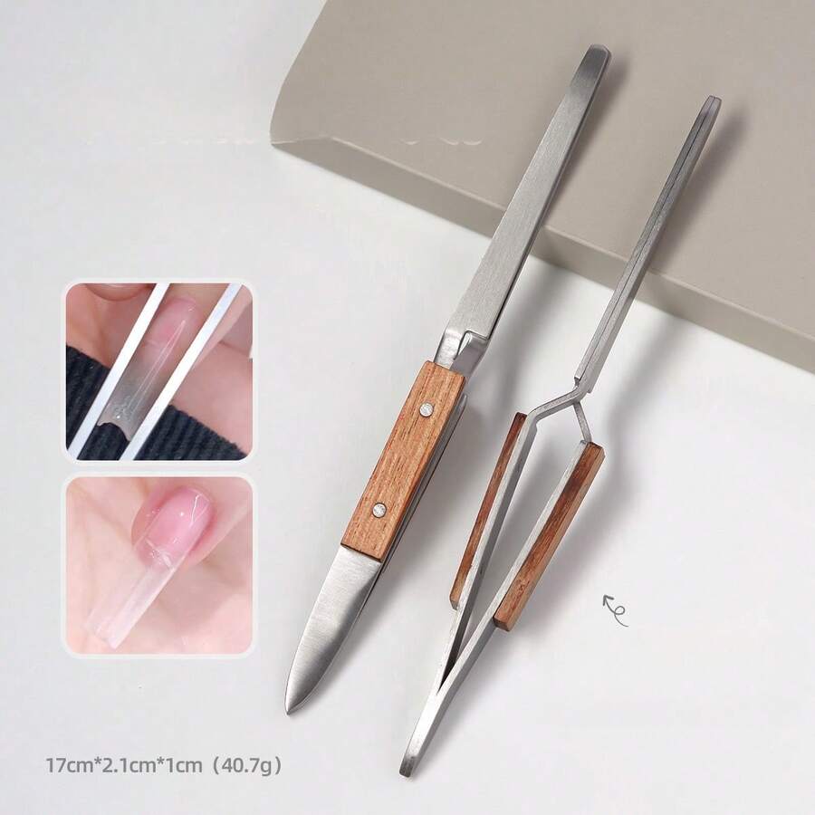 A Nail Art Strong Shaping Pliers Stainless Steel Tweezers Shaping Pliers Nail Art Tools Nail Art Auxiliary Tools - 1 - Xem 1