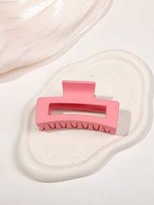 1pc/4pcs Macaroon Cream Matte Square Hair Claw, 8.5cm Claw Clips Hair Clips Hair Jaw Clip Hair Clamps Hair Clutch Hair Catcher Clip, Casual Fall Winter Hair Accessories For Women For Vacation Outfits Woman - Multicolor - View 11