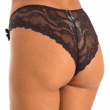 Selene CARLA Women's Lace Bikini Panty - 24/48 Hour Delivery To The Peninsula And Balearic Islands - Brown - View 3