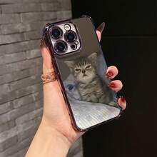 Cute Funny Cat Meme Phone Case Compatible With For Iphone Models 17, 16E, 16, 15, 14, 13, 12, 11 Mini, Pro, Max, Air, X, XR, XSMAX, 8, 7 Plus, Featuring A Transparent Soft Back For Drop Protection, Phone Case, Handy Cover/Case - Màu hỗn hợp 1 - Xem 2