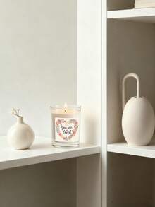 透明玻璃蜡烛，欧式风格，适用于香薰疗法，香草味，家居香氛，冬季礼物，蜡烛，祈祷，节日礼物，圣诞节，个性化图案，绘画 - 多香味 - 查看 5