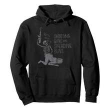 Shooting Guns And Spreading Buns Pullover Hoodie Vintage Hoodie Graphic Hoodie Men Camisas Para Hombre Funny Hoodie Printed & Shipped In USA - Black - View 1