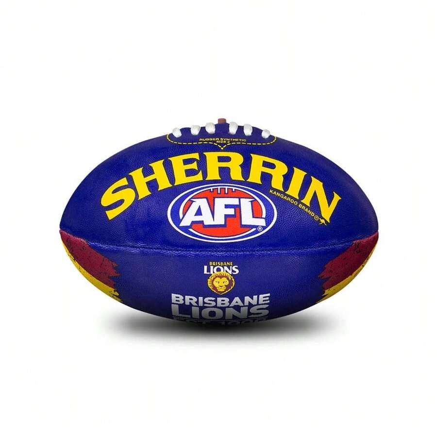 AFL Brisbane Lions Song Football, Size 2 - B076TNZDC1 - View 1