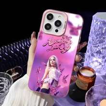 Funda a prueba de golpes rosa mate K- para 17,16,15,14,13,12,11,Pro,MAX - z7 - Ver 4