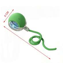 Pelota para mascotas con cuerda - verde - Verde militar - Ver 2