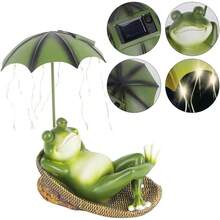 Frosch Garten Dekoration, Frosch Garten Statue wasserdichtes Harz für Terrasse, Rasen, Haus, Hof - Außergewöhnliche Weihnachtsverkäufe