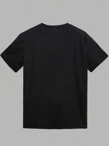 Skinny Dog Gang, Camiseta de Manga Corta para Hombre con Estampado Punk Rock, Estilo Casual para Todas las Estaciones, Camiseta Básica Esencial - Negro - Ver 5