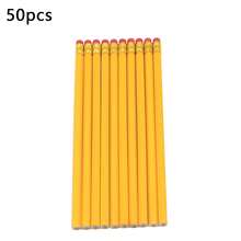 50支/30支/20支/10支/5支装随机颜色木质铅笔，带橡皮擦，HB铅笔，适用于学生、书写、绘画、办公用品、文具，返校季、毕业季 - 彩色 - 查看 14