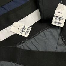 Set Of 4 Men's Boxer Briefs, Premium Cotton, Comfortable For Adults - Đen và trắng - Xem 10