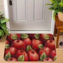 1pc Apple Pattern Theme Kitchen Foot Mat, Soft Kitchen Foot Mat, Kitchen Foot Mat, Holiday Party, Home Decoration, Suitable For Kitchen, Floor, Laundry Room, Office - View 13