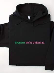 Together We're Unlimited Witch Hoodie, Wicked Sweatshirt, Green Pink Witchcore, Y2K R, Vintage Soft Plush, Gift For Her, Sister Gift - 款式2 - 查看 1