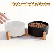 Dual Layer Ceramic Pet Food Bowl, Anti-Slip Design, Suitable For Cats And Dogs - Prevents Food Spillage And Sliding, Easy To Clean And Durable - Multicolor - View 15