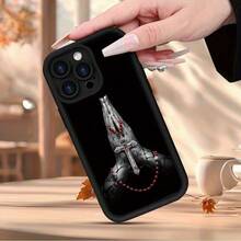 [Teléfono] Funda con textura mate, estilo "Eye Staircase", con un bonito diseño de oración. Un teléfono con textura cómoda y agarre. 16/16 PRO/16 PLUS/16 PRO MAX/15/15 PLUS/15 PRO/15 PRO MAX/14/14 PLUS/14 PRO/14 PRO MAX/13/13 mini/13 PRO/13 PRO MAX/12 - Negro - Ver 7