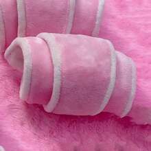 1pc Plush Pet Doll, Yellow/Pink Delicious Croissant Bread Roll, Cat Dog Doll, Cat Dog Entertaining & Intelligent Doll - Multicolor - View 12