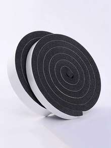 1roll Self-Adhesive Foam Insulation Tape - Weatherproof Seal Strip For Doors & Windows, Soundproofing, Air Conditioner Leak Prevention, 25mm Wide X 20mm Thick X 196.85inch Long, Black - Multicolor - View 8