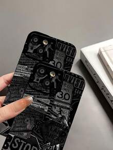¡Qué divertidos letreros de calles! Funda para teléfono compatible con Samsung,  17,  16 Pro Max,  15 Pro Max,  13 y  12. Fabricada en TPU, ofrece protección contra golpes y caídas. Un regalo ideal para familiares, amigos, novios, Día de Muertos y Halloween. - Negro - Ver 7