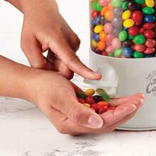 Handy Gourmet Original Triple Candy Machine-Fun Candy And Nut Dispenser-New And Improved Pearl White Standard (JB8450PWHI) Gift - PearlWhite - View 6