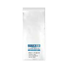 【100枚】OPP袋 長4用テープ付き 30ミクロン厚（標準）90x205+30mm【国産】 - イニシャル - チェックする 2