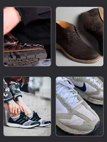 2 piezas de borrador limpiador de zapatos premium de PVC - Quitamanchas y suciedad para zapatos deportivos, gamuza y nobuck - Cuidado y mantenimiento para zapatos blancos y botas de nieve - Multicolor - Ver 5
