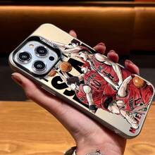 Shohoku Team Phone Case for  17/15/14/13 Series, Anime Basketball Design, Slim Protective Cover for Otaku & Sports Enthusiasts - Marrón - Ver 5
